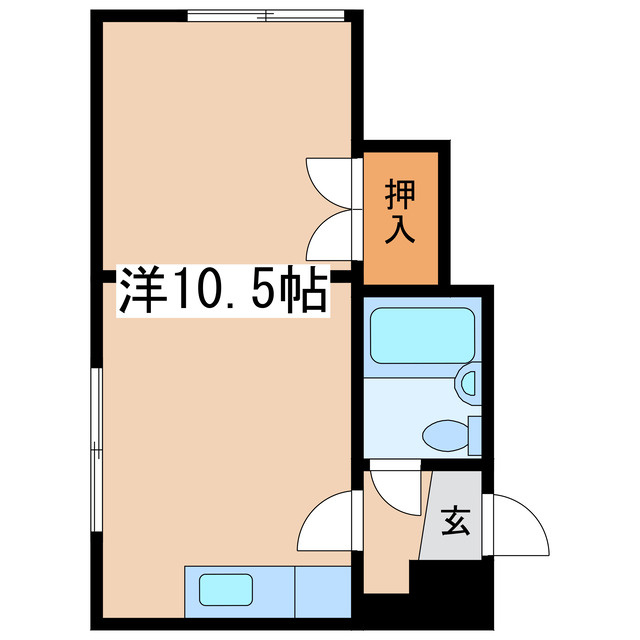 富士マンション暁の間取り