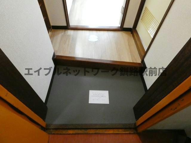 富士マンション暁の玄関