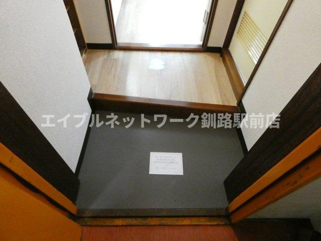 富士マンション暁の玄関