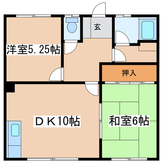 若葉マンションの間取り