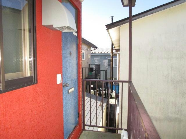 パークハイツ（松浦町）の玄関