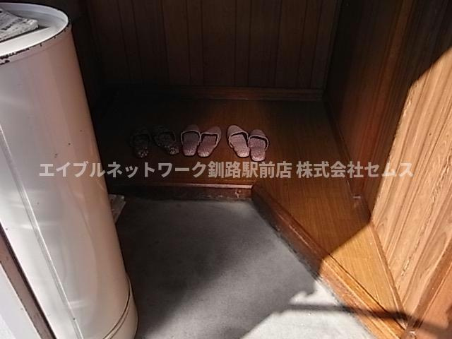 ハイツきくち（紫雲台）の玄関