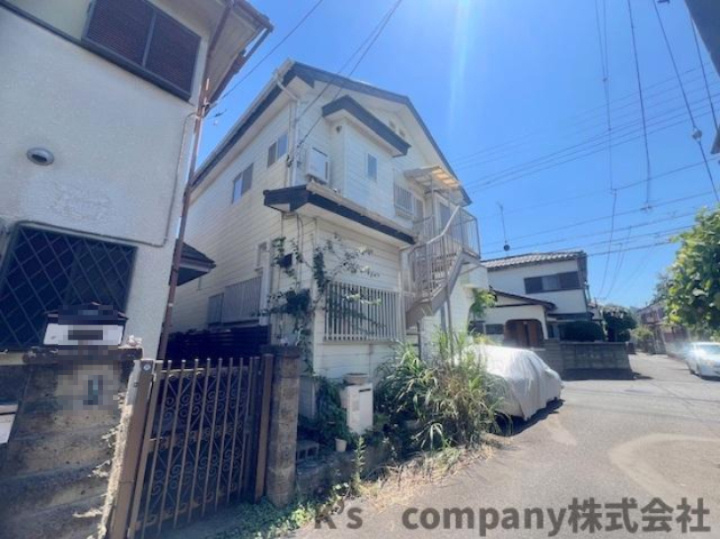 ■相模原市南区双葉2丁目　建築条件なし　売地の外観|北西側からの外観写真☆