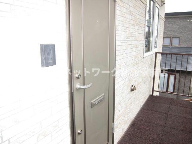 対馬マンション（米町）の玄関