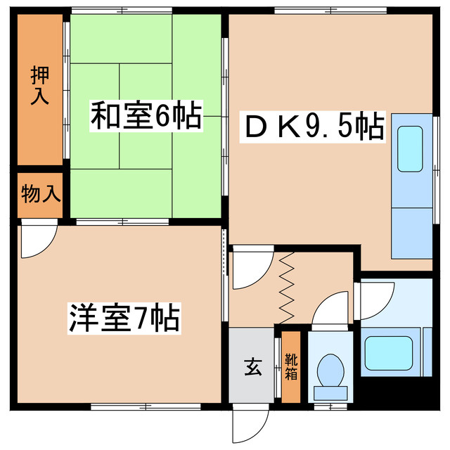 渡部マンションの間取り