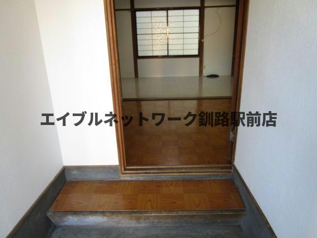 片渕マンションの玄関