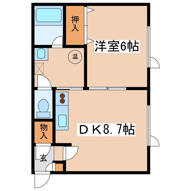ミレニアムハイツの間取り