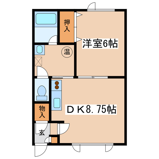 ミレニアムハイツの間取り