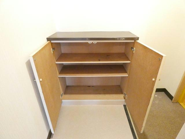 ハイツテクノスの玄関