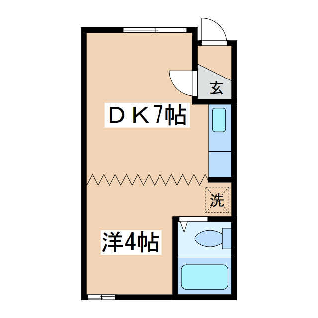 パークサイドＲの間取り