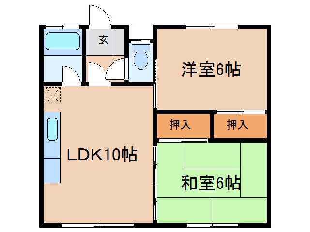 ハイツひまわりの間取り