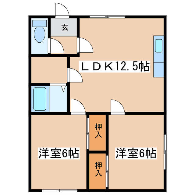 クリスタルハイツの間取り