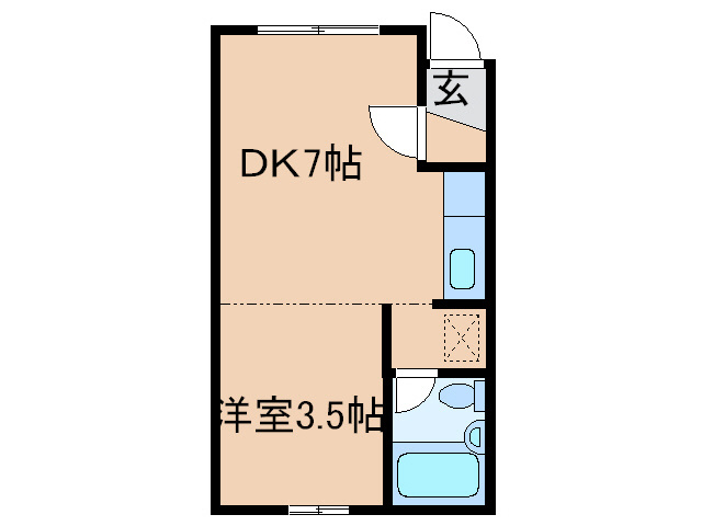 パークサイドＩの間取り