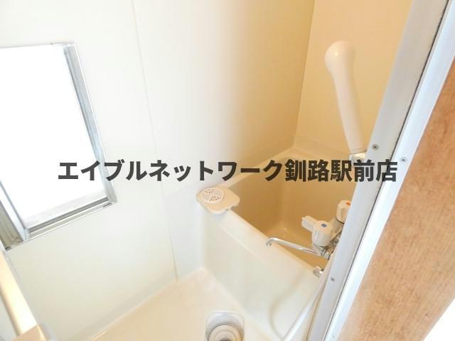 ルコニュー釧路荘の浴室