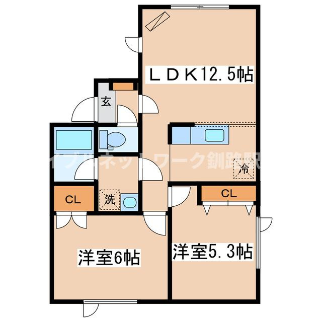 第２カトレアハイツの間取り