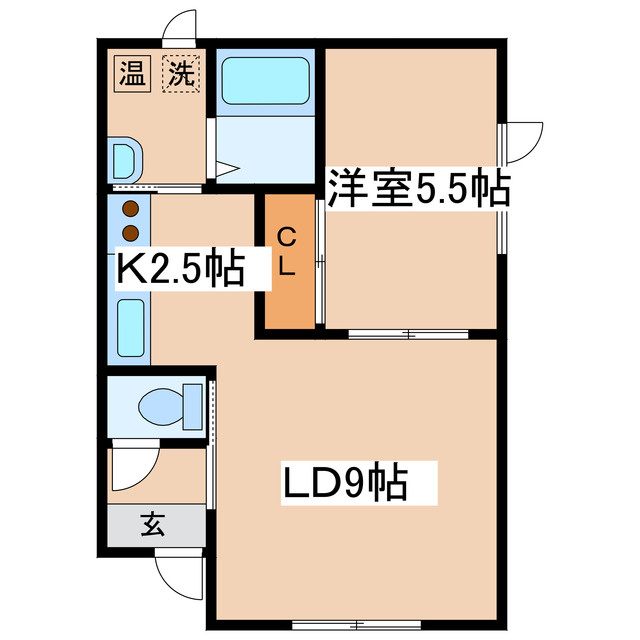 ボヌール寿の間取り