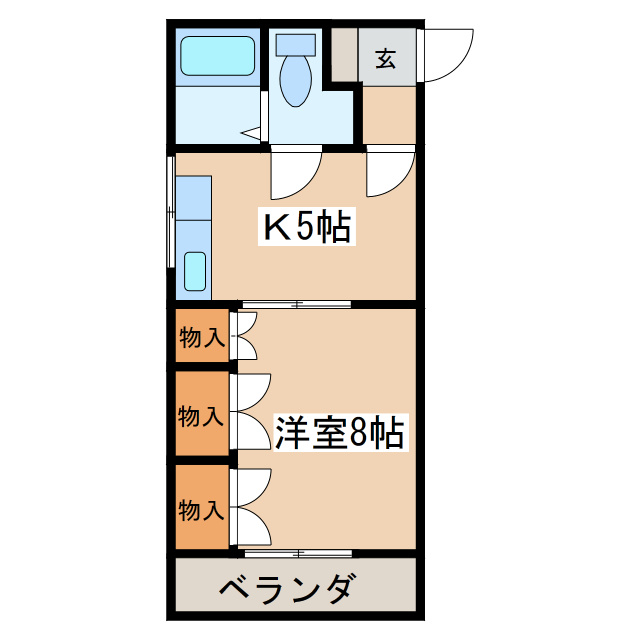 セントラルハイツ（川上町）の間取り