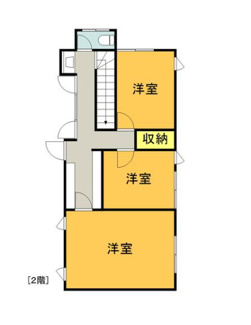 【間取り】 | 福岡県田川郡福智町金田 | 2F