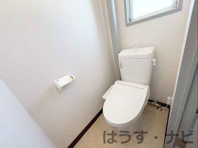 《オーナーチェンジ》多の津住宅団地5棟のトイレ|トイレ（新規交換済み）