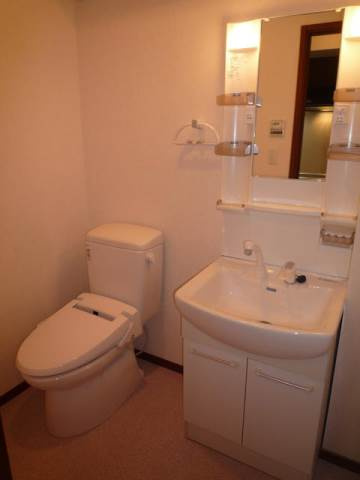 フィールドサイドの独立洗面台