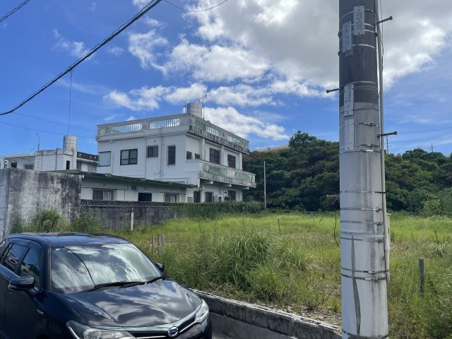 うるま市赤道売土地の外観