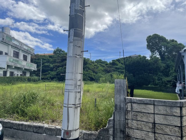 うるま市赤道売土地の外観