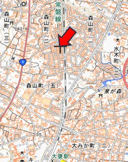 日立市　1棟アパートの地図