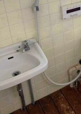 東武ハイライン世田谷　駅徒歩１分　高層階　バストイレ別の洗面所