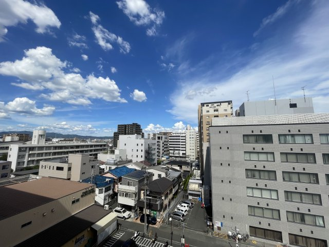 茨木グランドハイツの展望|11階建7階部分　バルコニーからの眺望
