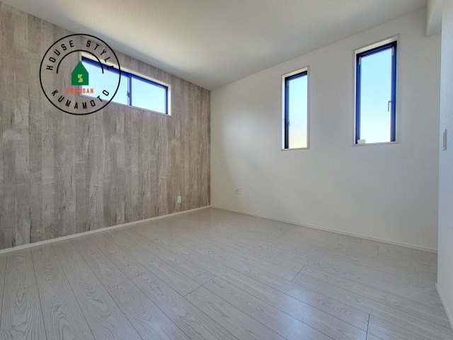 合志市合生第4-1棟（1号棟）　の内観：施工例|主寝室には収納力に優れたクローゼットがありますので、お部屋もすっきり片付きます。