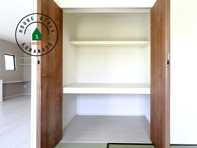 菊池郡大津町大字森第1-3棟（10号棟）　の内観：施工例|収納には困りません。