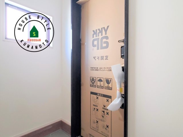 菊池郡大津町大字森第1-3棟（10号棟）　の内観：施工例|二重ロックでしっかり防犯対策ができます。