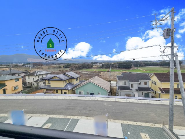 菊池郡大津町大字森第1-3棟（11号棟）　の展望|眺望や窓からの景色が良いと、家で過ごす時間も快適です。