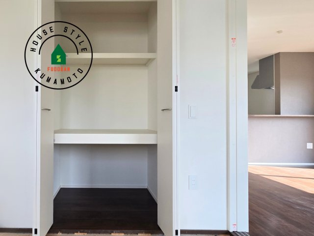 菊池郡大津町大字森第1-3棟（11号棟）　の内観：施工例|収納には困りません。