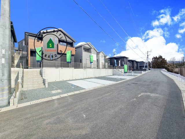 菊池郡大津町大字森第1-3棟（11号棟）　の前面道路含む現地写真|見学の時間などお気軽にお問い合わせ下さい。