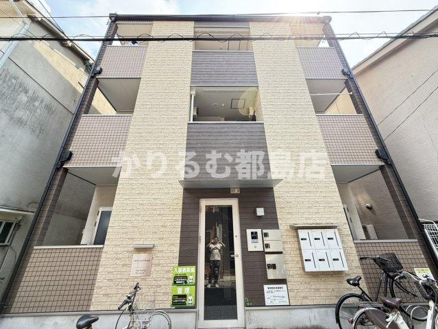 大阪市城東区野江３丁目のアパートの外観