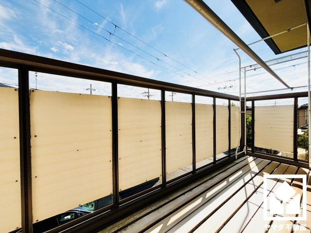 宇治市広野町新成田のバルコニー