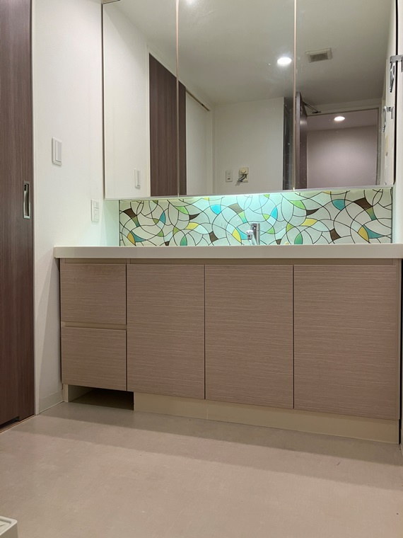 クレヴィア京王堀之内パークナードⅠ２番街の洗面所