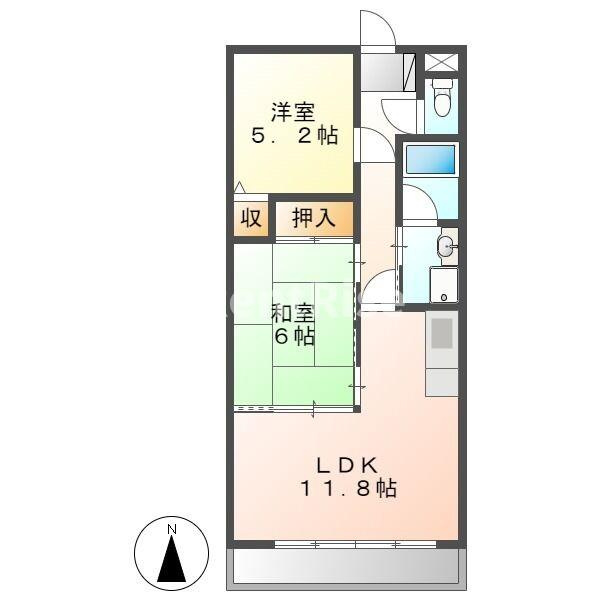 プリーマ千代鶴の間取り
