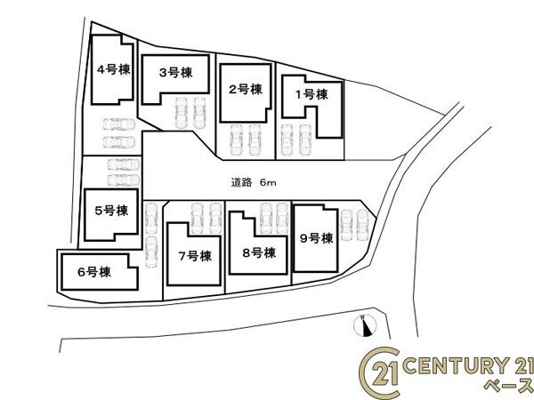 リーブルガーデン新町 ３号棟 ／新築一戸建の区画図|■こちらの物件は３号棟です！■