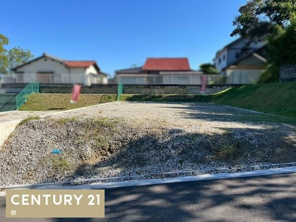 吹上車坂分譲地（7号地）の前面道路含む現地写真