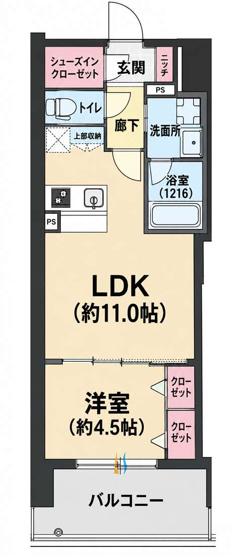 【間取り】 | スプランディッド本町グラン