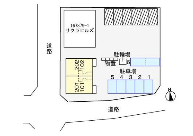サクラヒルズ　Ⅱの区画図|ＪＲ 芦原温泉駅まで1000m