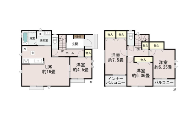 【間取り】 | 前橋市城東町４丁目　１号棟 | 実際にご見学頂くと、周辺の生活環境やコンセントの位置、収納の広さなどがご理解頂けます。お気軽に内覧予約をしてください！