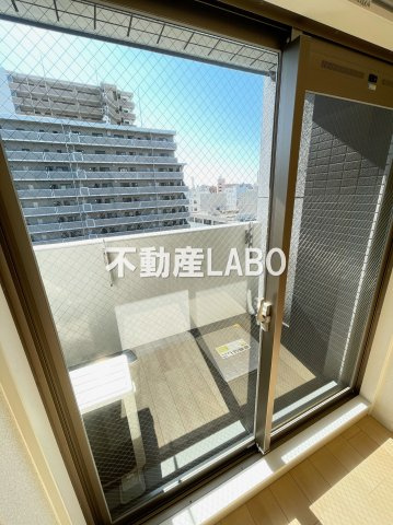プレミアムコート大正フロントのバルコニー