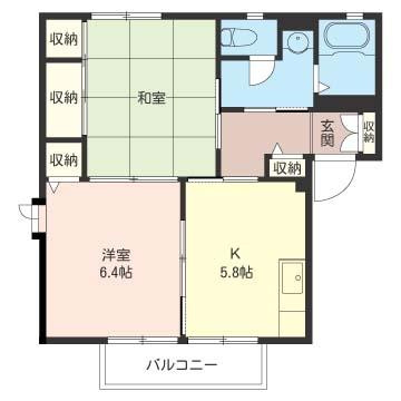 メープルタウンＣ号棟の間取り|リフォーム完了しました♪