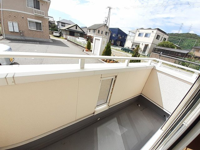 サンフローラＢのバルコニー