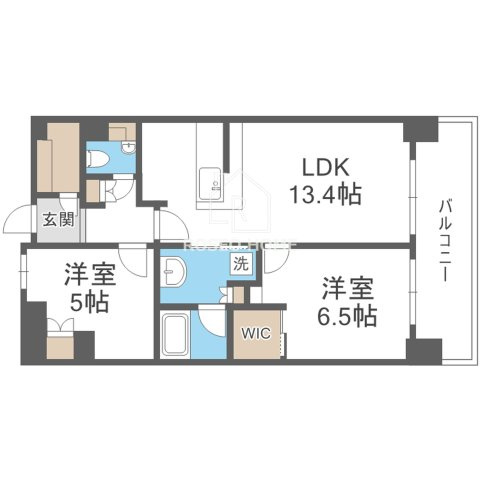 ザ・パークハビオ天満橋の間取り