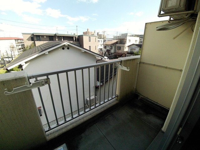 コーポアガペのバルコニー