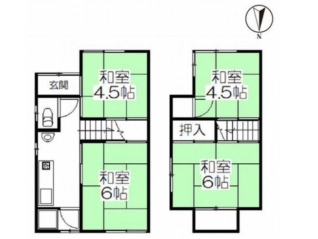 【間取り】 | 山科区東野舞台町　中古戸建